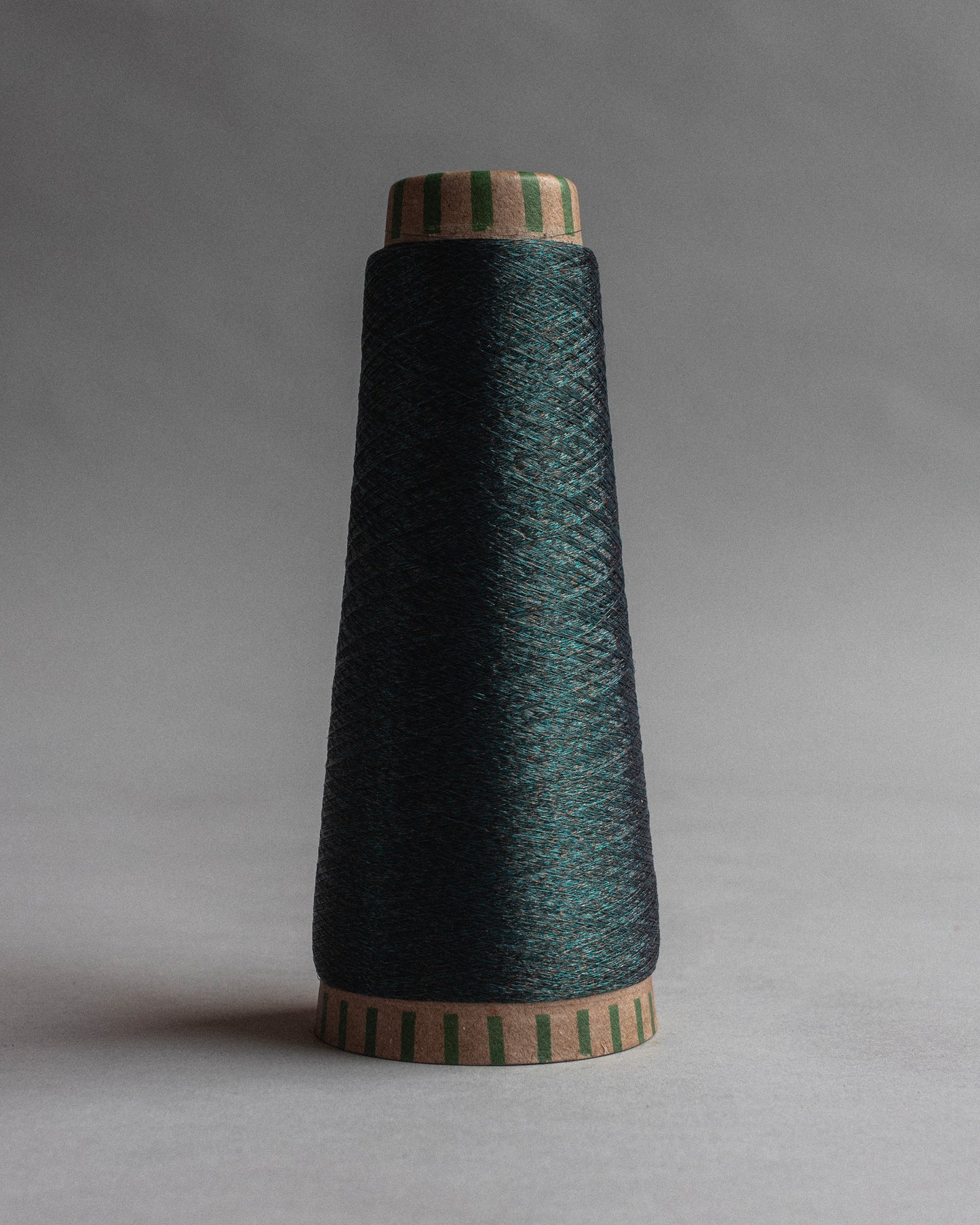 Green monofilament yarn cone