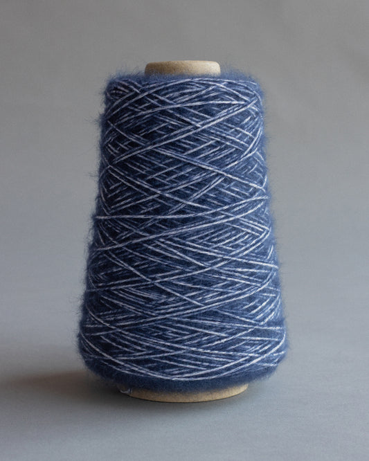 CHUNKY COTTON WOOL YARN - AZULEJO