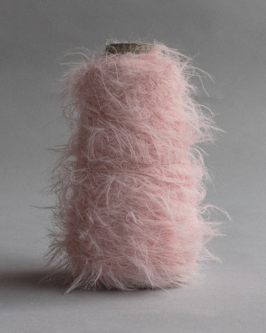 FAUX FUR YARN - CANDY PINK