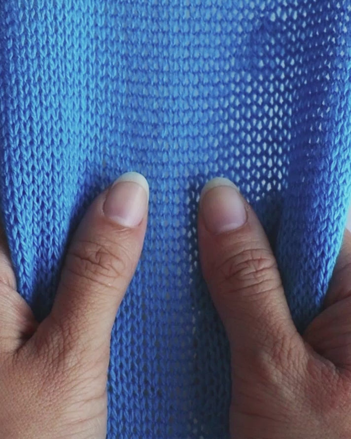 Merino cashmere yarn stretching video