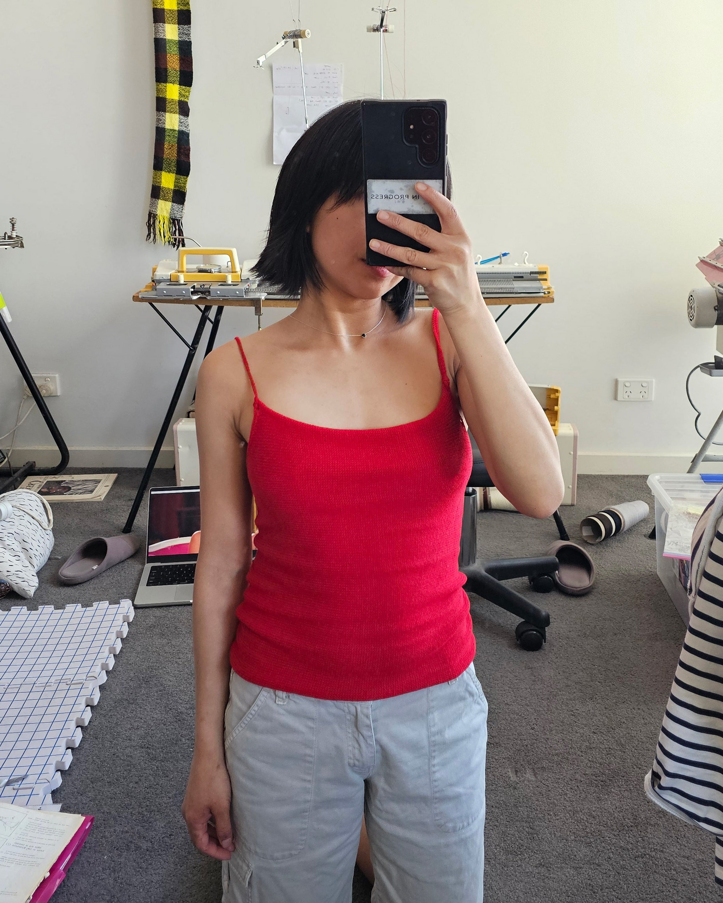 ADJUSTABLE STRAP SINGLET