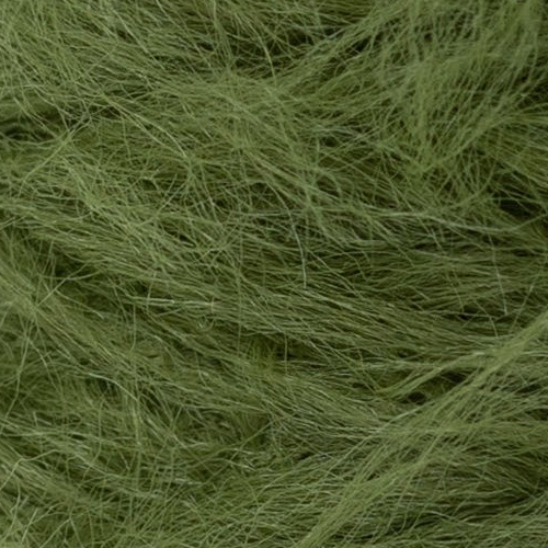 FAUX FUR YARN - CARGO GREEN