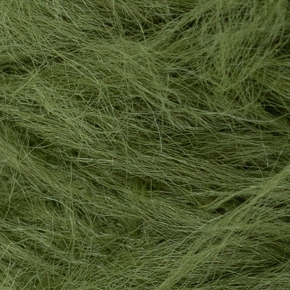 FAUX FUR YARN - CARGO GREEN