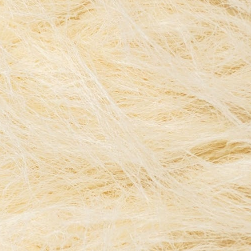 FAUX FUR YARN - CREAM