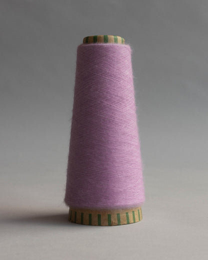 BRUSHED CASHMERE WOOL YARN - PURPLE MUSK